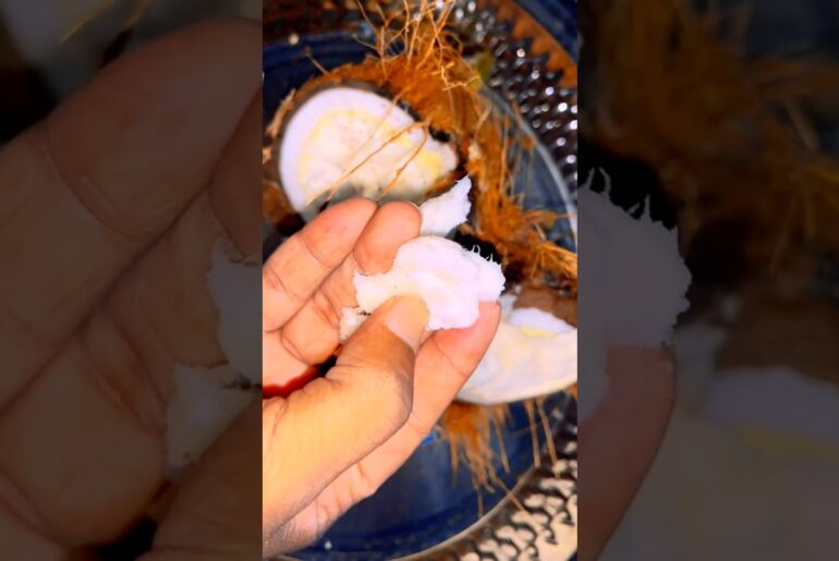 Coconut flower chat very healthy recipe #coconut flower #healthy recipe #ytcooking #MHD#shortsfeeds