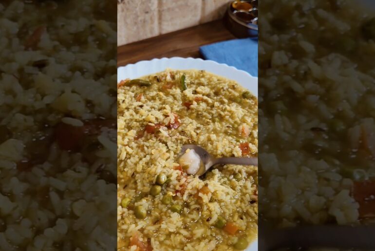 Comforting one pot Weekend Lunch #rice #food #health #recipe #khichdi