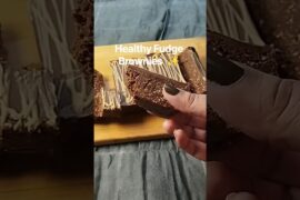 No Bake Healthy Brownies #trending #shorts #cooking#foryou #youtubeshorts #brownie  #recipe