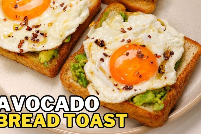 Avocado Toast Recipe w/ Egg | Pinoy Healthy Breakfast Idea