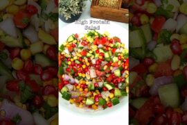 5-Minute High Protein Chana Peanut Salad | 20g Protein | Weight Loss Recipe #HighProteinSalad