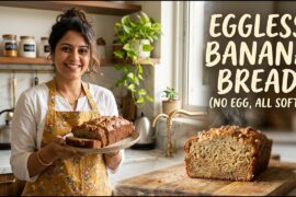 Healthy Eggless Banana Bread