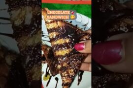 Chocolate sandwich recipe #shorts #youtubeshorts