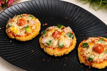 Healthy Easy Poha Pizza Bites |Poha Pizza |Kid's Tiffin Box |Easy Recipe |Healthy Recipes |Snacks