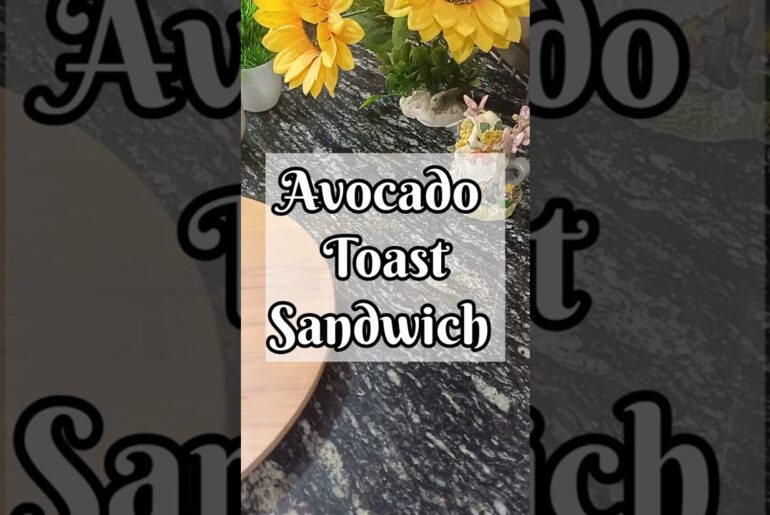 Easy healthy breakfast - Avocado Toast Sandwich Recipe #shorts #healthyrecipes