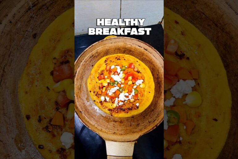 Paneer Besan Chilla | Healthy Breakfast