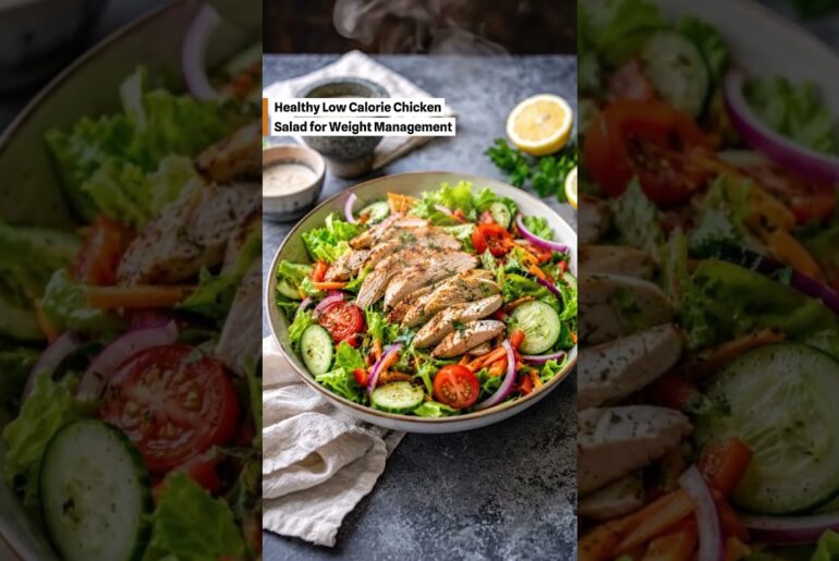 Healthy Low Calorie Chicken Salad for Weight Management