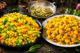2 Healthy Poha Recipes for Weight Loss | Chickpea Poha & Mixed Vegetable Poha | Easy Breakfast