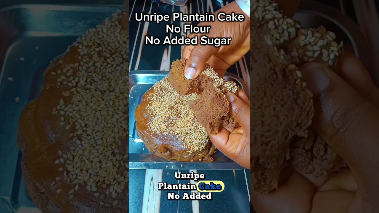 Unripe Plantain Bread, No added flour No Added Sugar #healthybaking #healthyeating #healthyfood Unripe Plantain Bread, No added flour No Added Sugar #healthybaking #healthyeating #healthyfood