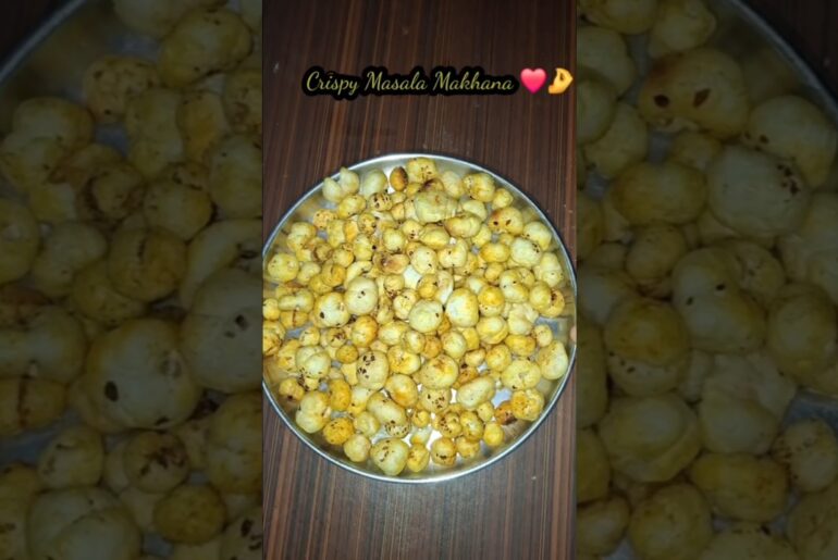 Crispy Roasted Masala Makhana | Easy & Healthy Snack #shorts