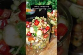 Healthy Makhana Bhel | High Protein Makhana Chaat #health #weightloss #snack #shorts