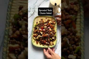 Sprouted Kala Chana Salad #shorts #shortsfeed #shortsvideo #Recipe #food #easyrecipe #Protein #diet