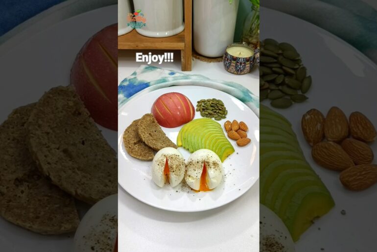 Healthy & high protein breakfast idea #shorts