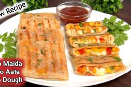 No Maida Healthy Pizza Pockets | Tiffin Recipes | Kids Lunchbox Recipes | Veg Pizza Pocket | Snacks