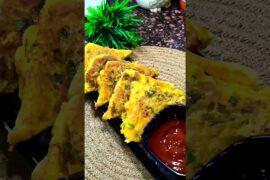 crispy Bread Besan chilla #bread besan toast # healty recipe # #food #breakfastsandwich #cooking