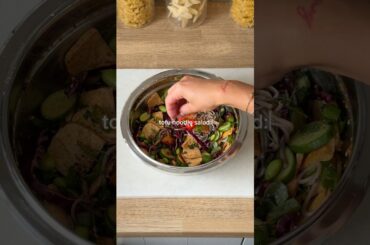 Tofu noodle salad recipe #healthyrecipes