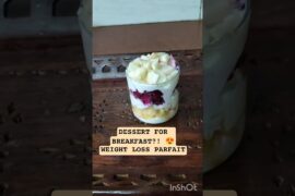 Weight Loss Series Day 6 |Greek Yogurt Parfait Breakfast | Healthy Weight Loss Recipe #shorts #viral