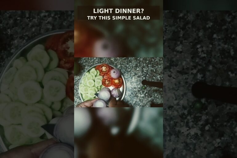 Quick Salad Recipe for the dinner. #shorts #health #salad