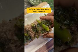Ragi Dhokla | Soft, Spongy & Healthy Millet Snack #shorts #easyrecipes #shortvideo