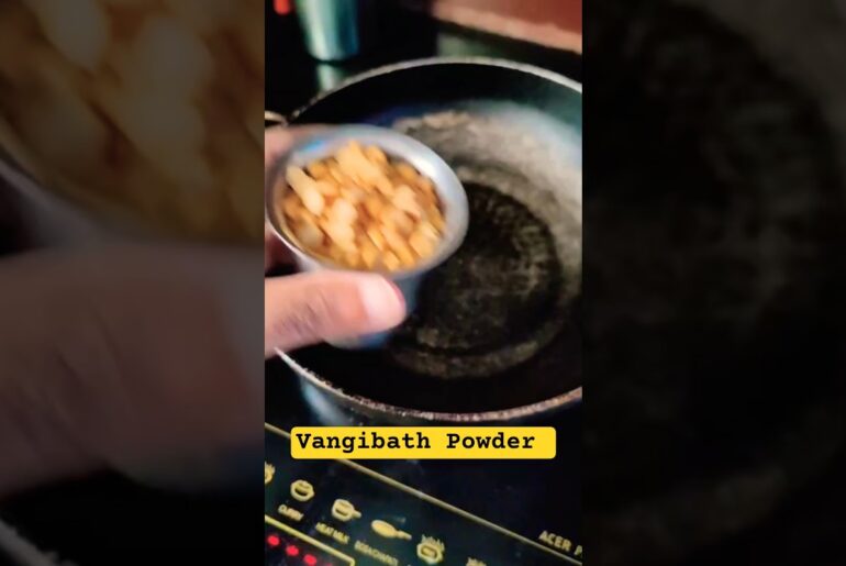 #vangibath #powder #recipe #food #easy#homemade#rice #mix #cooking #healthy #tips #viral #viralvideo