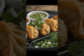crispy chicken momos #asmr #cooking #recipe #food #easyrecipe #healthy