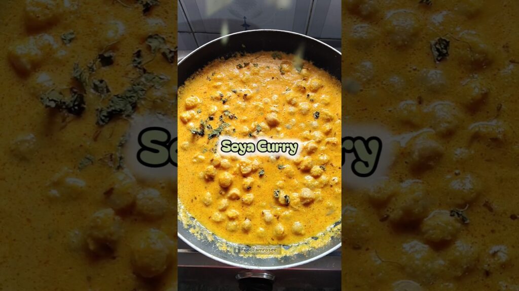 Soya Curry Must Try Healthy recipes #soyacurry #soyachunkrecipe #soyachunks #curry #gymlife #health