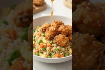 #HighProtein #HoneyGarlicChicken #AirFryerRecipe #HealthyRecipes #ChickenRecipe #FriedRice