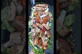 Tasty healthy chicken salad #recipe #shorts #youtubeshorts #healthy salad#healthyfood