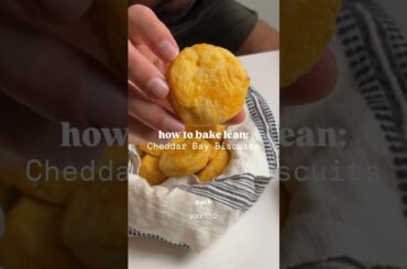 How to Bake Lean: Healthy Cheddar Bay Biscuits