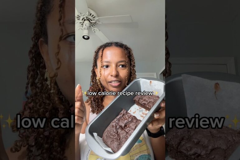 low calorie brownie recipe review from @m@miachalliner.#healthyrecipes #tastetest #fatloss
