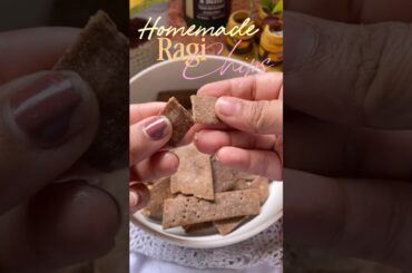 Healthy homemade Ragi chips| No palm oil no maida| Healthy snacks idea #healthyrecipe #healthysnacks
