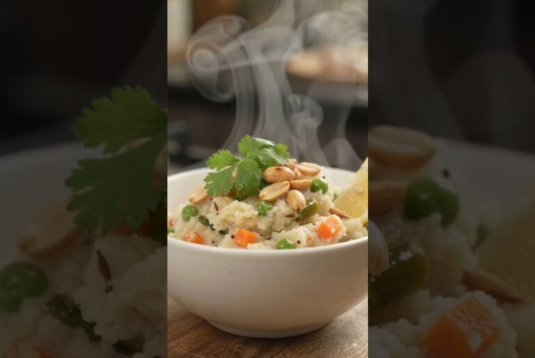 Healthy & Delicious Vegetable Upma | Easy Breakfast Recipe | Quick Upma Recipe #shorts #viral