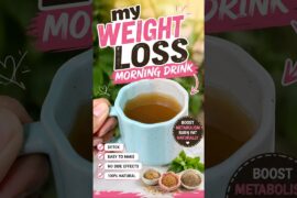 Morning drink recipe #weightloss #weightlosstips #morningdrinks #shorts #viralvideo #trendingshorts