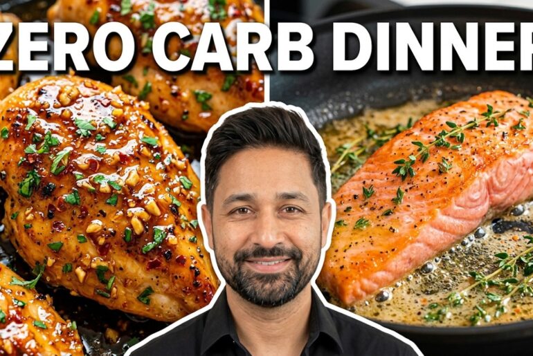 Low Carb Dinner Recipes for Weight Loss | Easy Chicken & Salmon