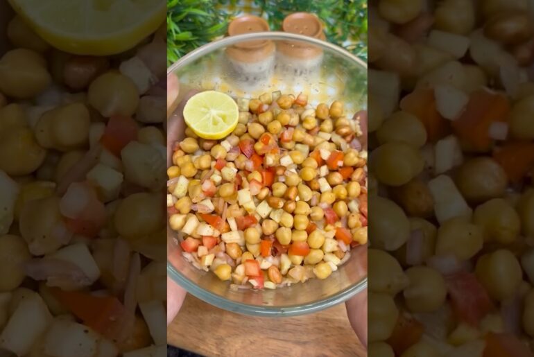High Protein Chana Chaat in 5 Mins! 15g Protein No Oil | Weight Loss Salad Recipe