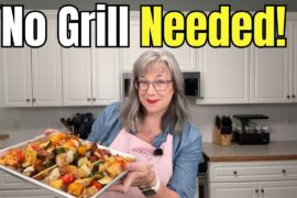 Small Batch Labor Day Menu (Air Fryer Kabobs for 2)