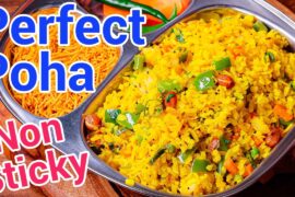 Poha Recipe with a Twist | Healthy Vegetable Poha for Breakfast - Fiber Rich Breakfast in Minutes