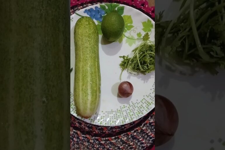 healthy cucumber salad #ytshorts #shorts