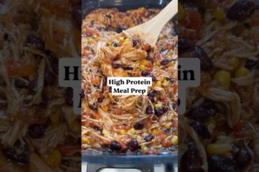 High protein slow cooker meal prep #easyrecipe #recipe #food #cooking #keto #highprotein #mealprep