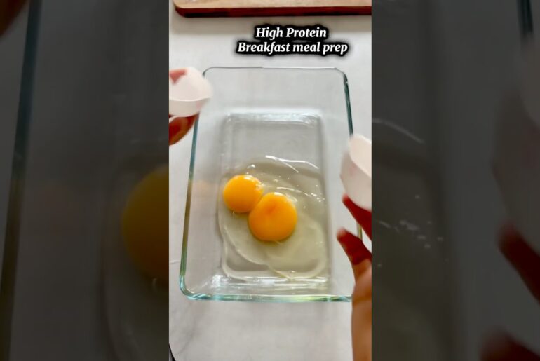 High protein, low carb, low calorie, keto breakfast  #mealprep #healthybreakfast #eggs