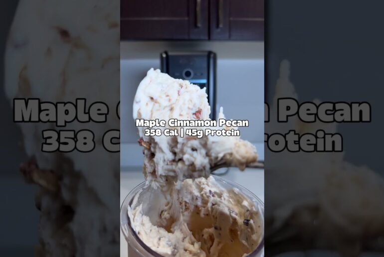 High Protein Maple Pecan Ice Cream Recipe