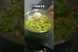 Broccoli Corn Cheese Oats Salad | Healthy Salad Recipe#shorts