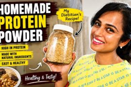 Homemade Protein Powder Recipe | My Dietitian’s Recipe | Healthy & Easy | Ramya Pandian