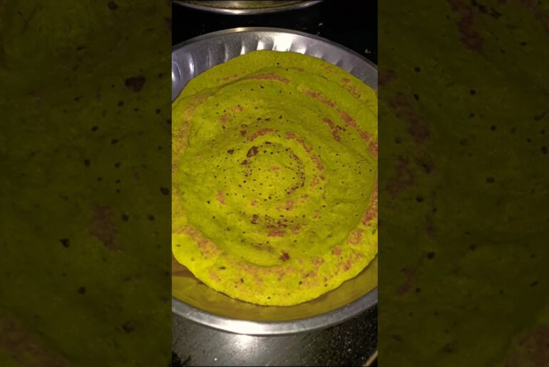 20g Protein Moong Dal Chilla | Healthy Weight Loss Breakfast (Under 15 Mins!)#shorts, #youtubeshorts