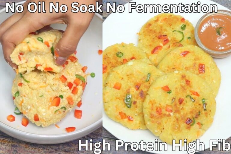 High Protein 5 min No Oil No Standing hours in kitchen - Easy Morning Breakfast/Lunchbox/Dinner Poha