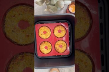 Healthy chicken donuts with vegetables in airfryer! #shorts #airfryer #healthyrecipes