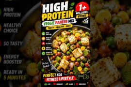 High Protein Panner veggies Mix #youtubeshorts #shorts #viral #trending #salad #healthy #highprotein
