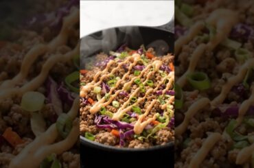 15-Minute Egg Roll in a Bowl Recipe |  #shorts #eggroll #healthydinner #deliciouscooking #recipe