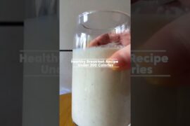Apple Cinnamon Oat Smoothie | Easy Low Calorie Breakfast Smoothie Under 200 Calories #healthyrecipe
