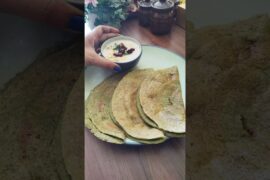 Healthy Breakfast Series - Day 2 / Cherupayar Dosa - High Protein Breakfast Recipe - Green gram dosa